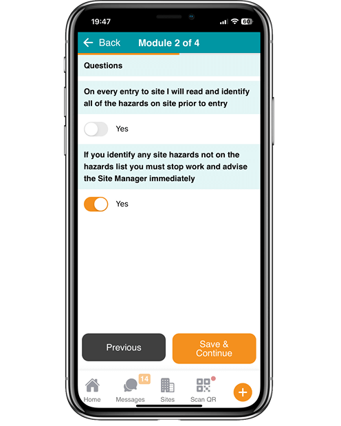 Company induction checklists