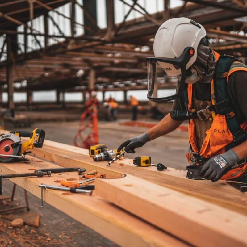 Man working in a warehouse